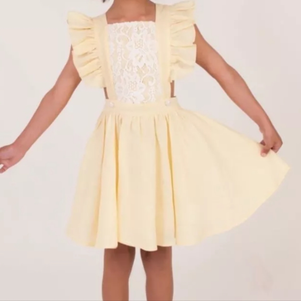 Stella Phoenix Yellow Linen Dress
